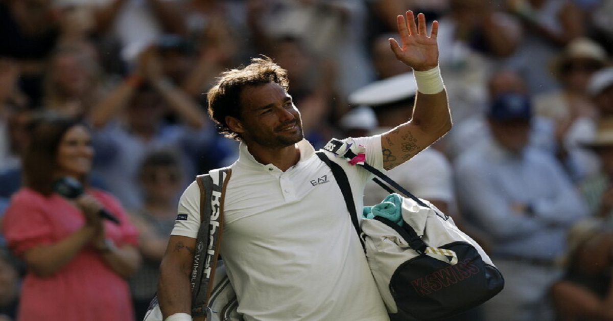 En la foto, Fabio Fognini