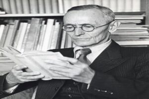 En la foto, Herman Hesse