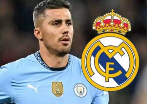 En la foto, el centrocampista español Rodri