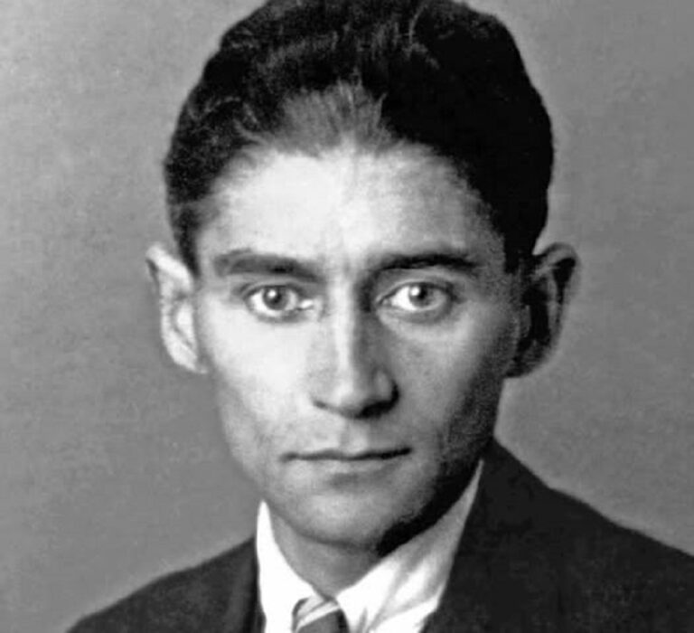 En la foto, Frank Kafka
