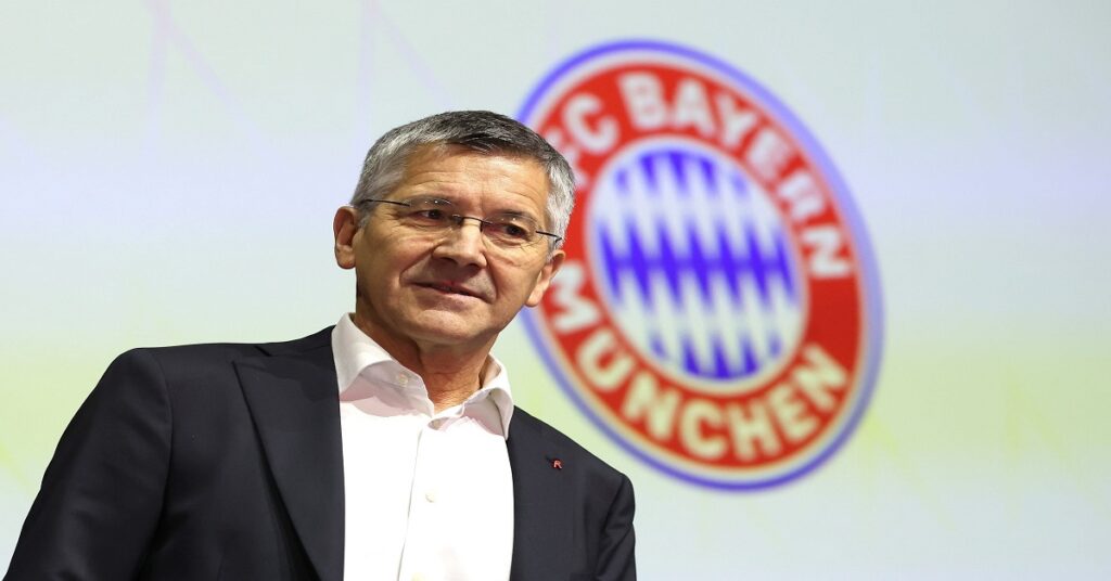 En la foto, Herbert Hainer, presidente del Bayern Múnich