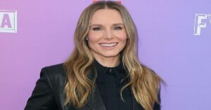 En la foto, la actriz estadounidense Kristen Bell