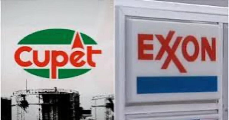 En la foto, un montaje con los logos de Cupet y Exxon