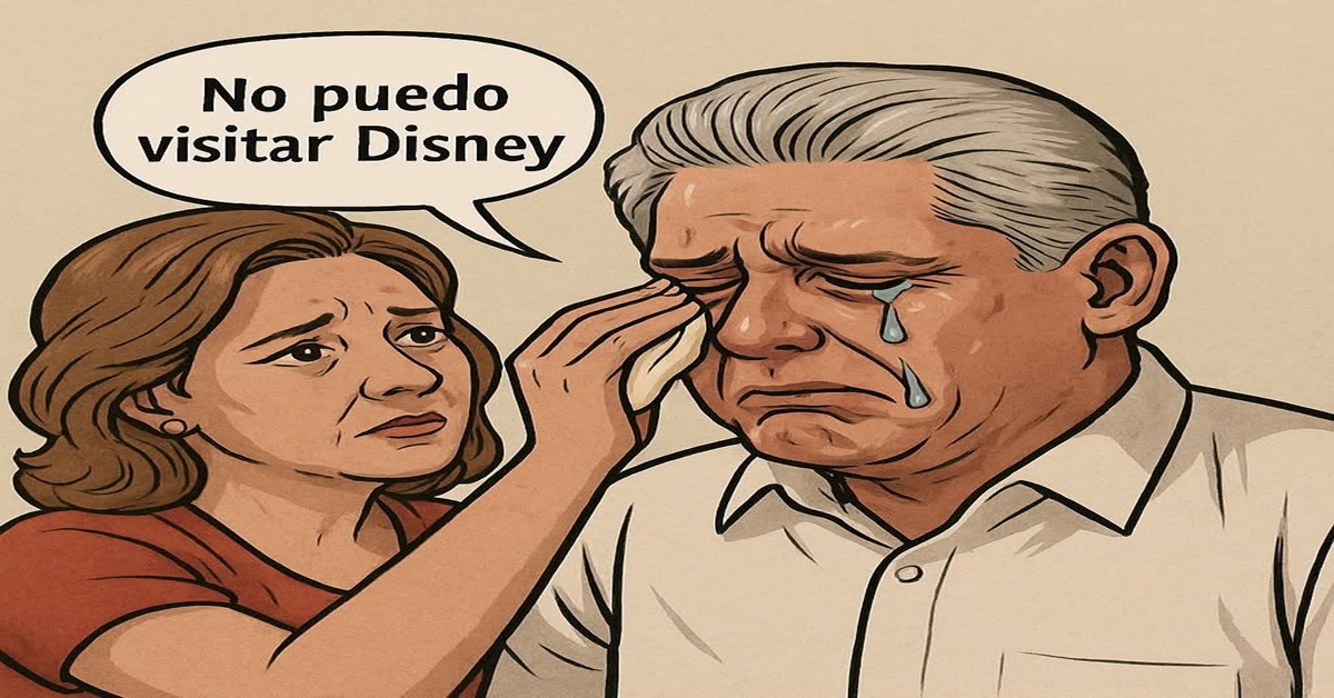 En la foto, una imagen con AI de Díaz-Canel