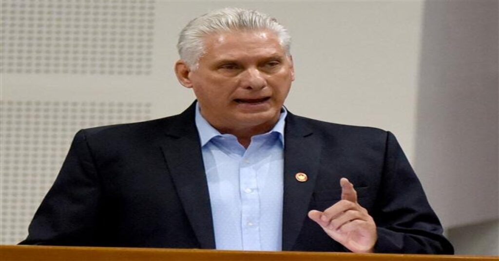 En la foto, el impuesto presidente de Cuba, Miguel Díaz-Canel