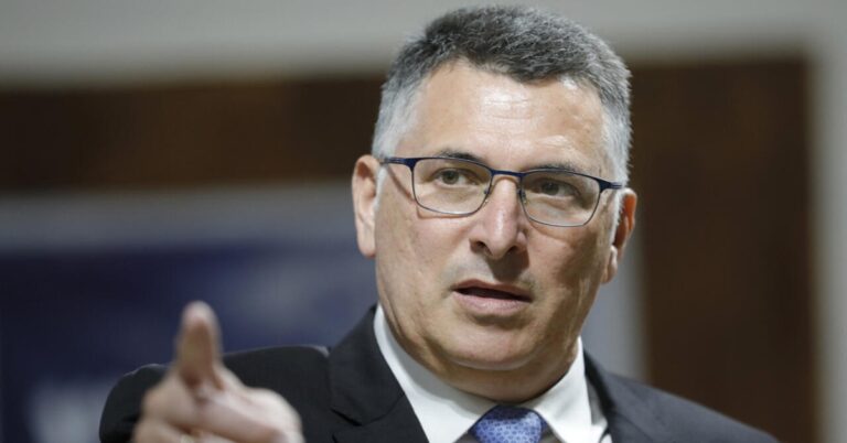 En la foto, el ministro de exteriores de israel, Gideon Saar