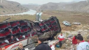 En la foto, autobus vocado en Irán