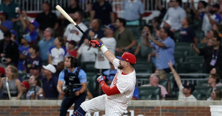 En la foto, Kyle Schwarber sentencia el Juego de Estrellas