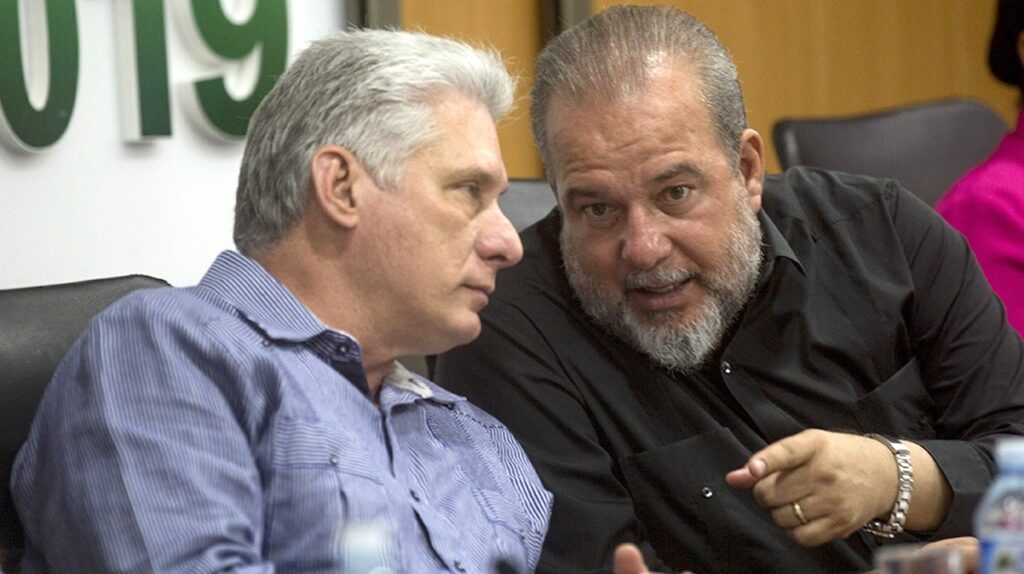 El eterno parte oficial del desastre cubano 3 En la foto, Miguel Díaz-Canel y Manuel Marrero