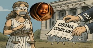 En la foto, una imagen de Ai con la Justicia amarrada