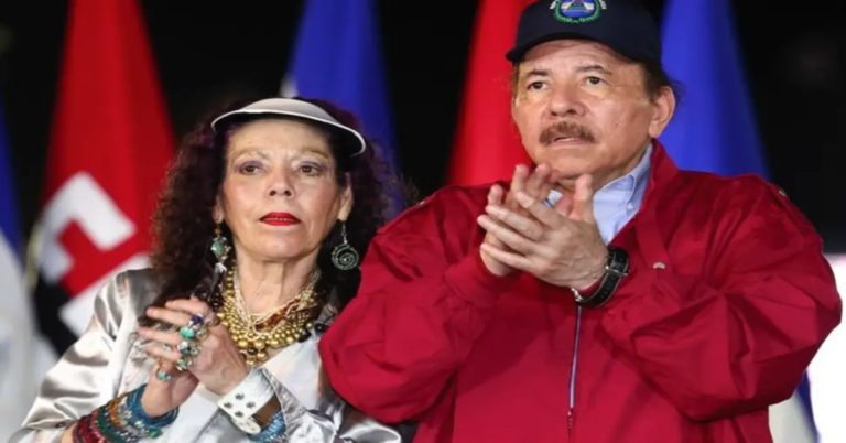 En la foto, los copresidentes de Nicaragua, Rosario Murillo y Daniel Ortega
