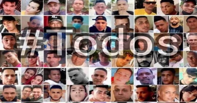 En la foto, presos políticos cubanos