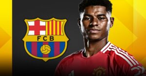 En la foto, Marcus Rashford