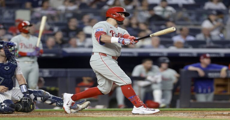 En la foto Kyle Schwarber