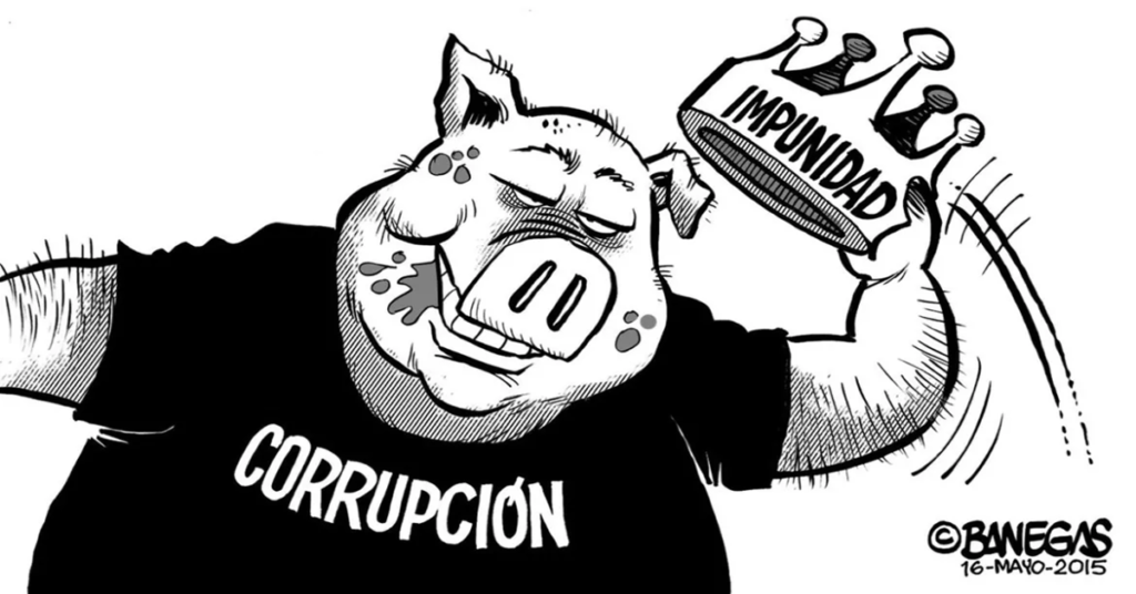 La corrupción es la otra cara de la dictadura
