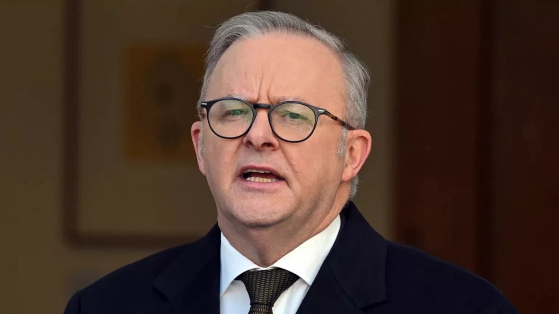 En la foto, Anthony Albanese