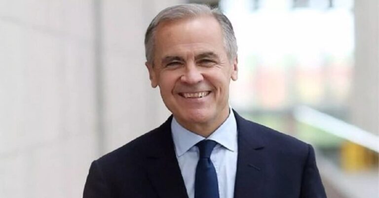 En la foto, el primer ministro de Canadá, Mark Carney
