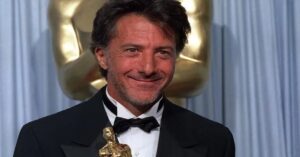 En la foto, Dustin Hoffman