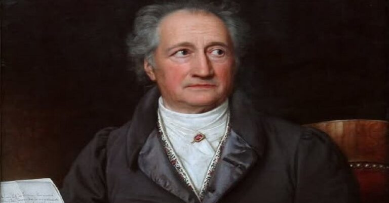 En la foto, Johann Wolfgang von Goethe