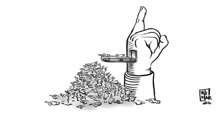 En la foto, una ilustración alegórica al tema