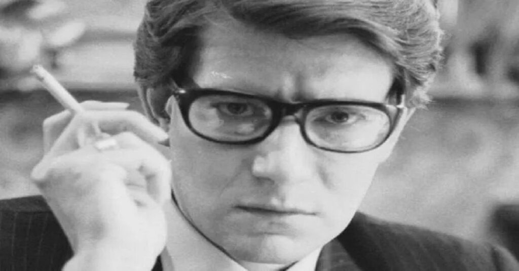 En la foto, Yves Saint Laurent