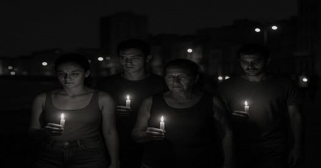 En la foto, una imagen con AI de los apagones en Cuba