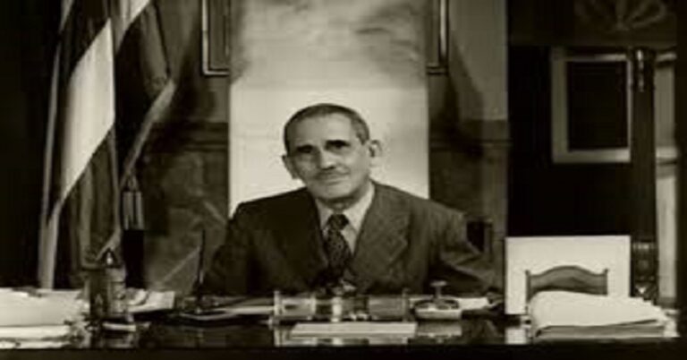 En la foto, el presidente Ramón Grau San Martín