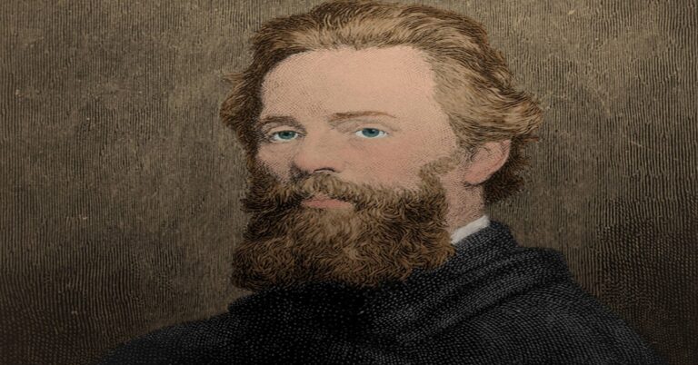 En la foto, Herman Melville