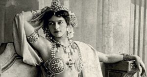 En la foto, Mata Hari
