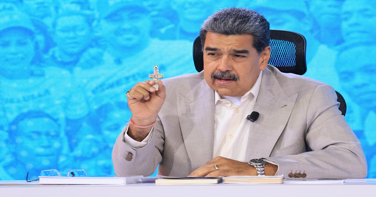 En la foto, Nicolás Maduro