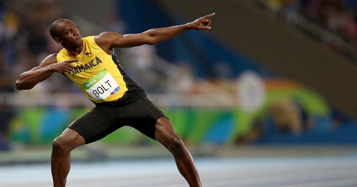 En la foto, Usain Bolt