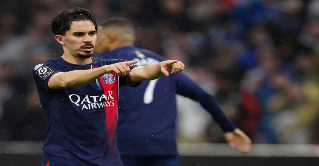 En la foto, el portugués Vitinha