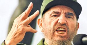 En la foto, Fidel Castro