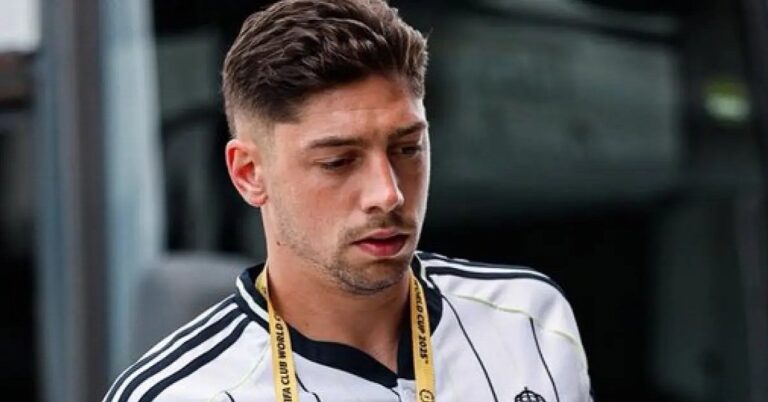 En la foto, Fede Valverde