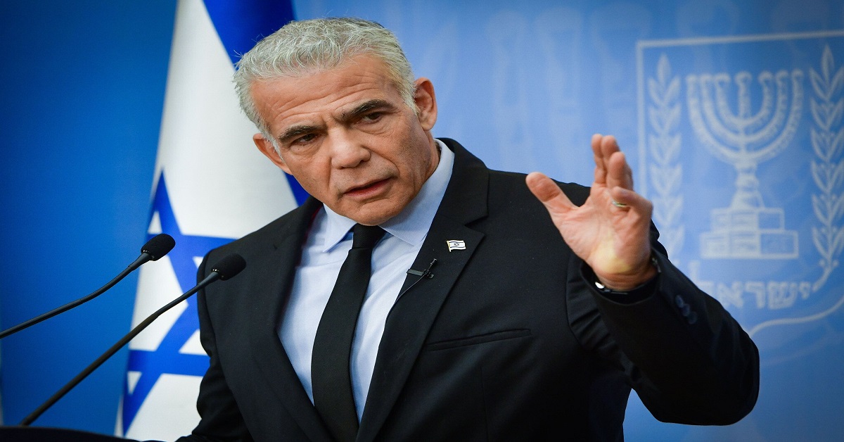 En la foto, Yair Lapid