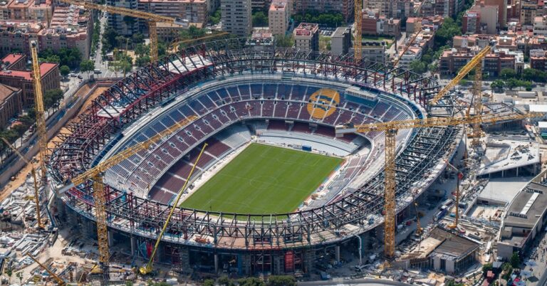 El Camp Nou en la actualidad