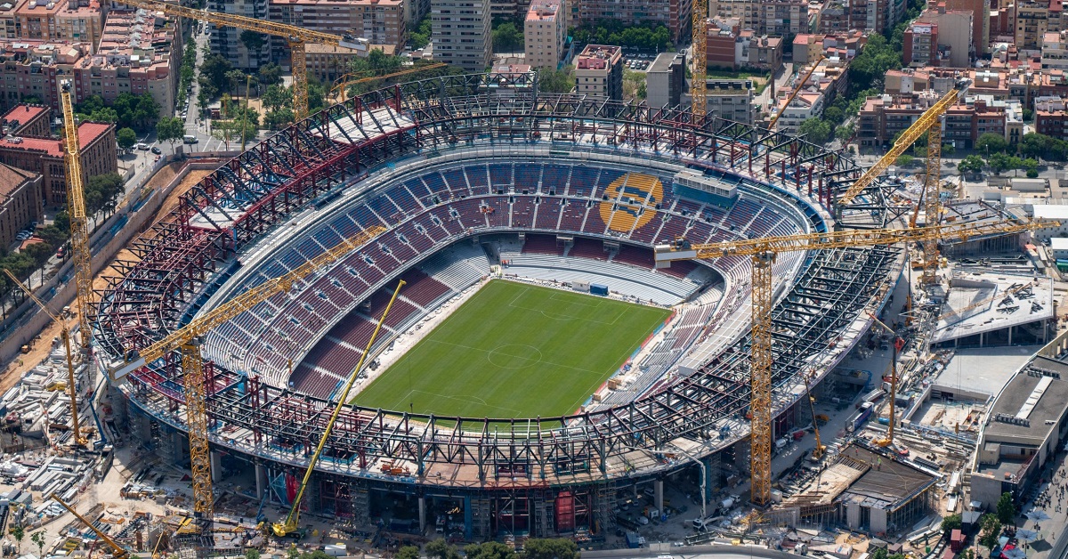 El Camp Nou en la actualidad