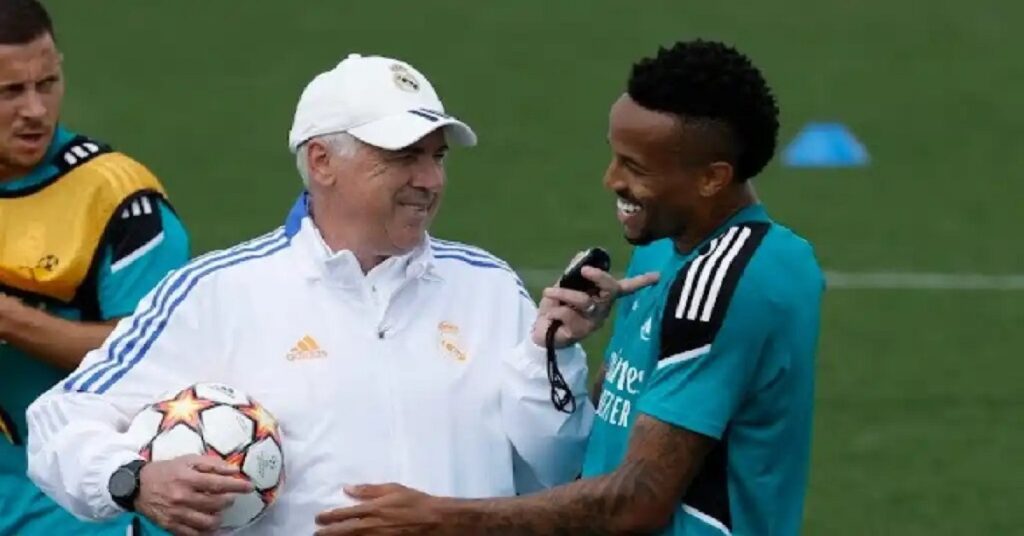 Ancelotti prioriza a sus exjugadores del Madrid: sin Vinicius ni Militao para Brasil en septiembre 2 En la foto, Ancelotti y Militao
