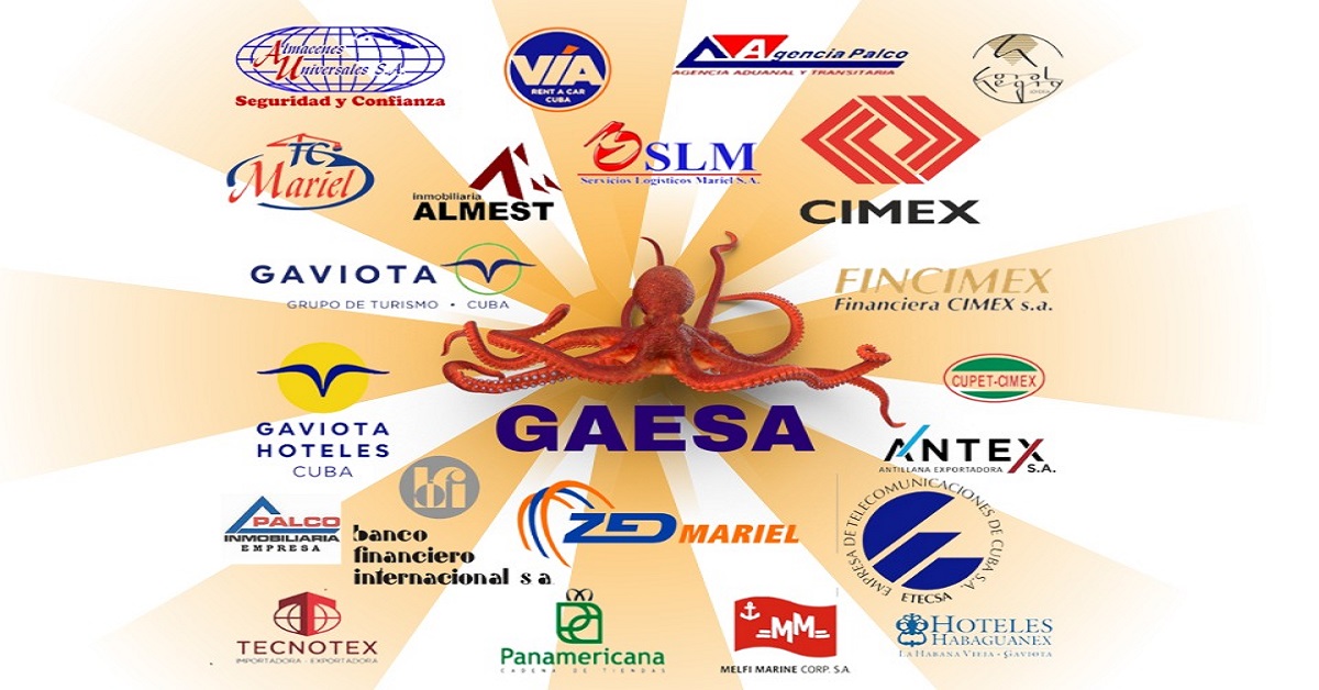 En la foto, las empresas que controla GAESA