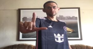 En la foto, el preso político Nadir Martín Perdomo