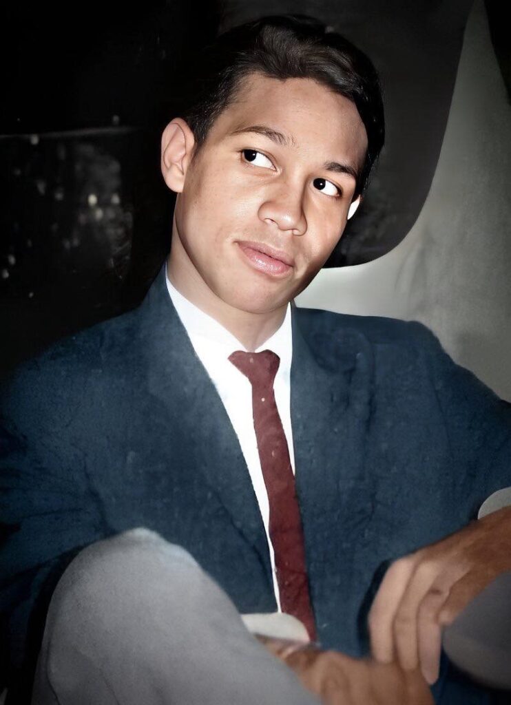 En la foto, 'El Chino' de Los Zafiros