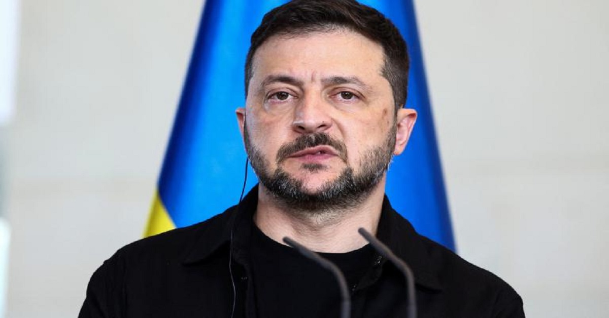 En la foto, el presidente ucraniano Vladímir Zelenski