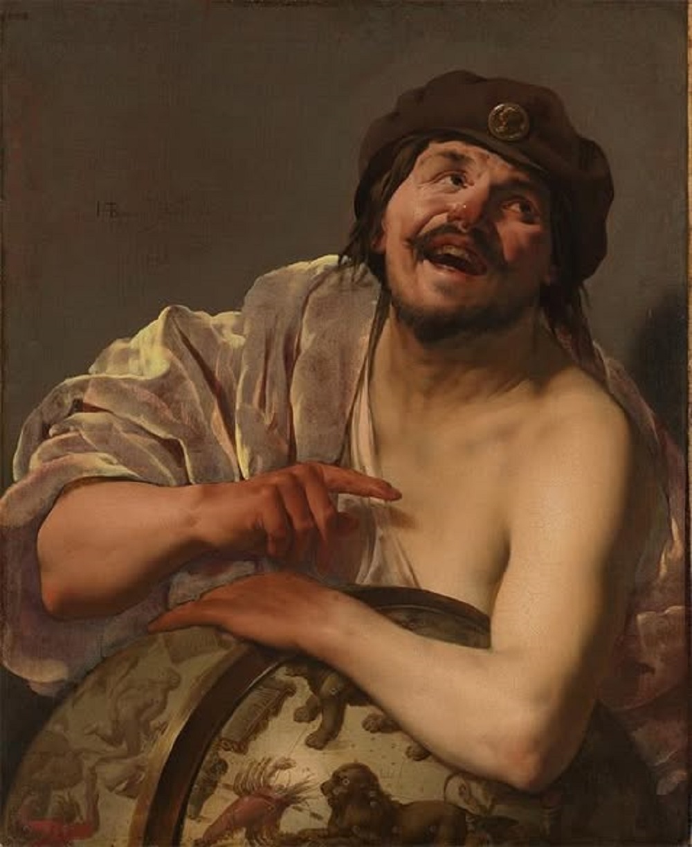 En la foto, la pintura Demócrito, del holandés Hendrick ter Brugghen