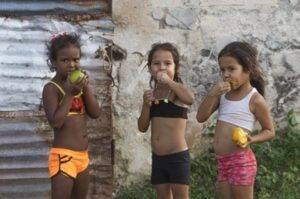 En la foto, niños en Matanzas, Cuba