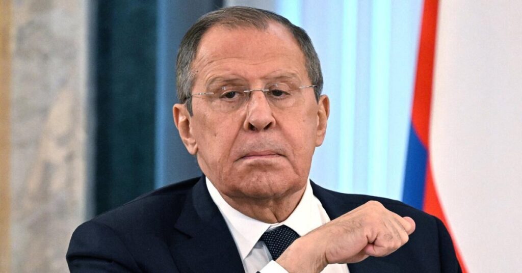 En la foto, el canciller ruso, Serguéi Lavrov