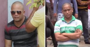 En la foto, un oficial de la seguridad cubana, un represor