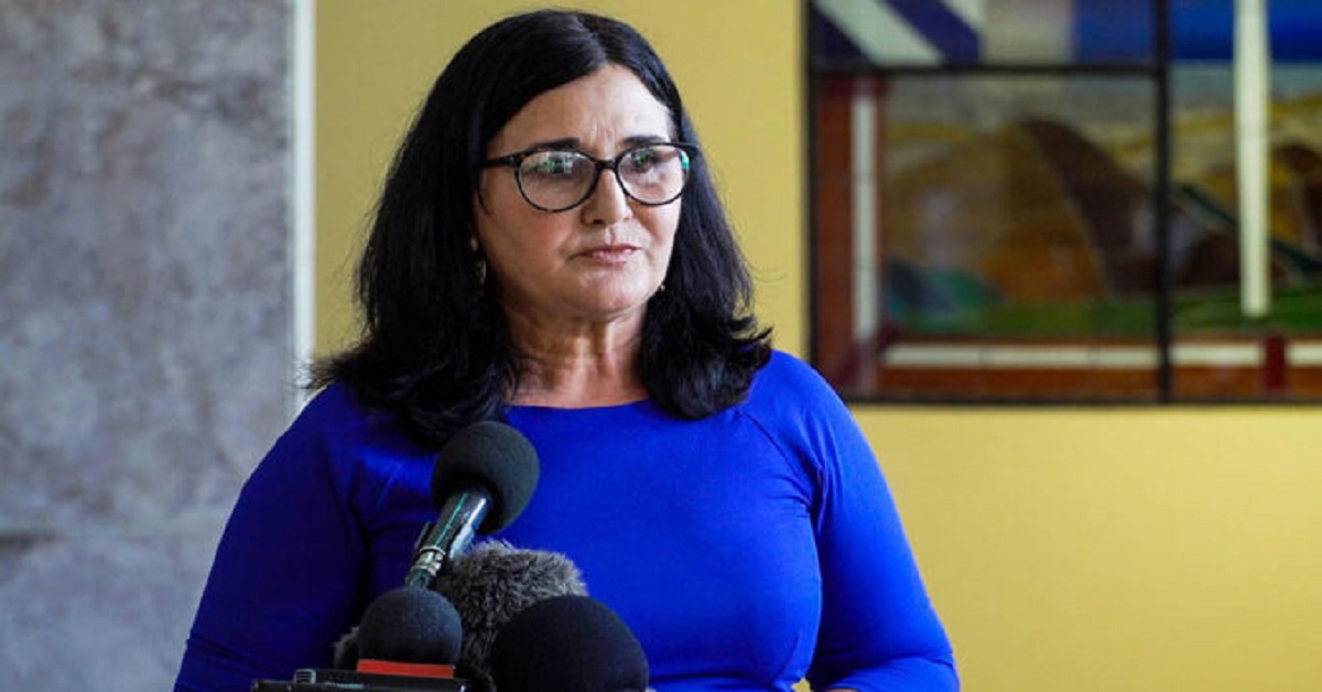 En la foto, Johana Tablada