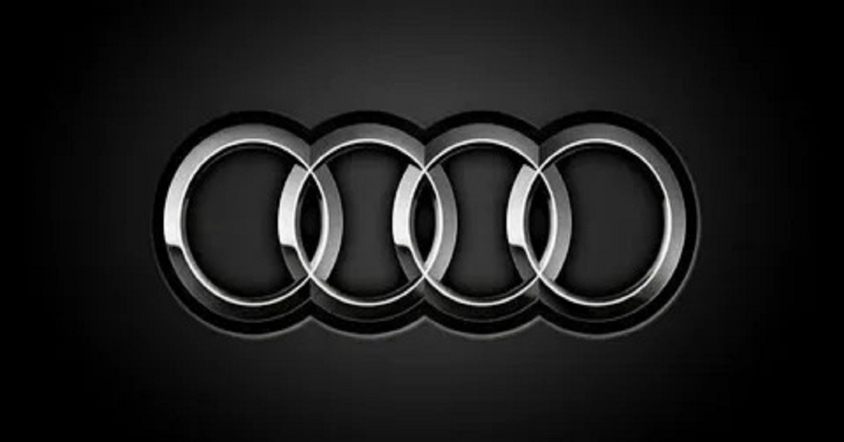 En la foto, el logo de Audi