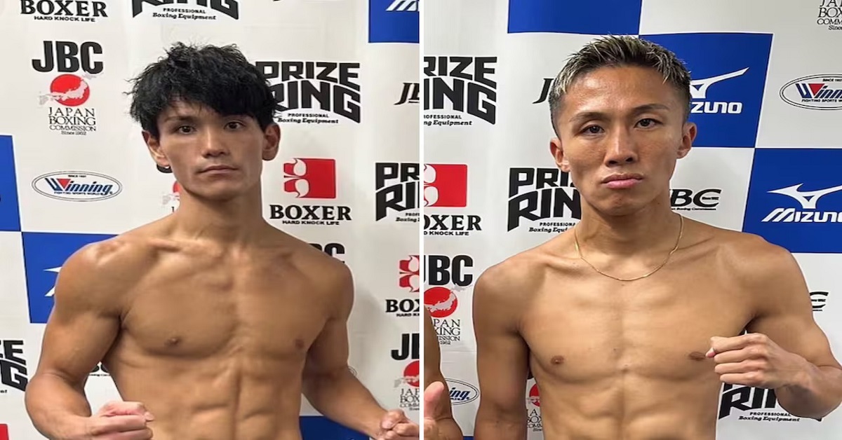 En la foto, Hiromasa Urakawa y Shigetoshi Kotari, los dos boxeadores japoneses muertos