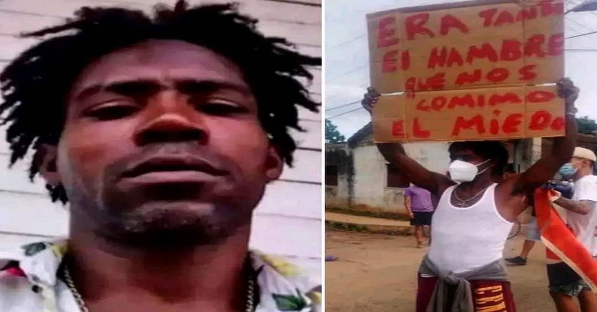 En la foto, preso político cubano